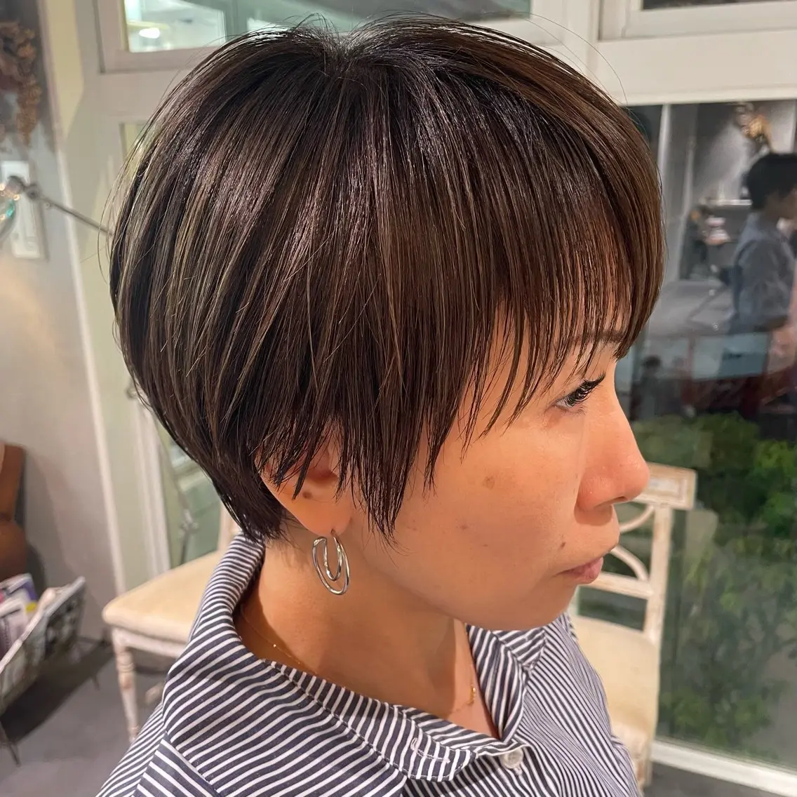 ショート カラー カット ヘアカラー RorriM natsuのヘアスタイル