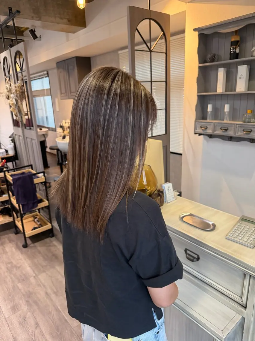ロング カラー ヘアカラー Felice Erikaのヘアスタイル