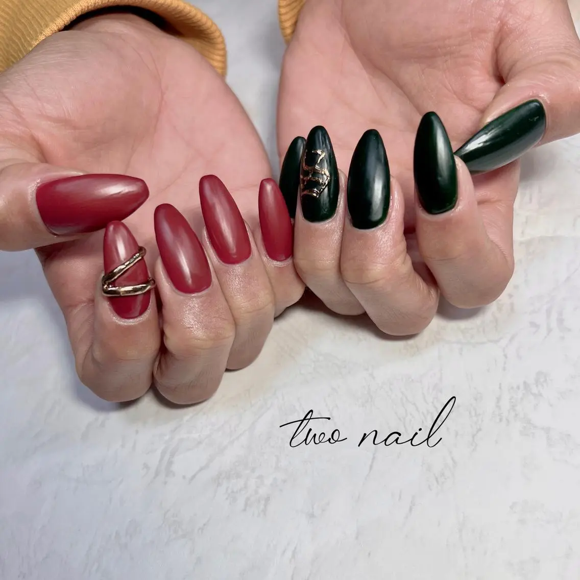 ネイル アートネイル フットネイル ハート ニュアンスネイル オフィスネイル two nailのネイルデザイン