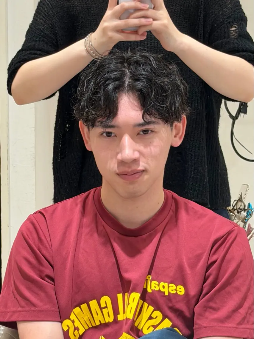 ショート パーマ ツイストスパイラルパーマ スパイラルパーマ 樋笠 知佳のヘアスタイル