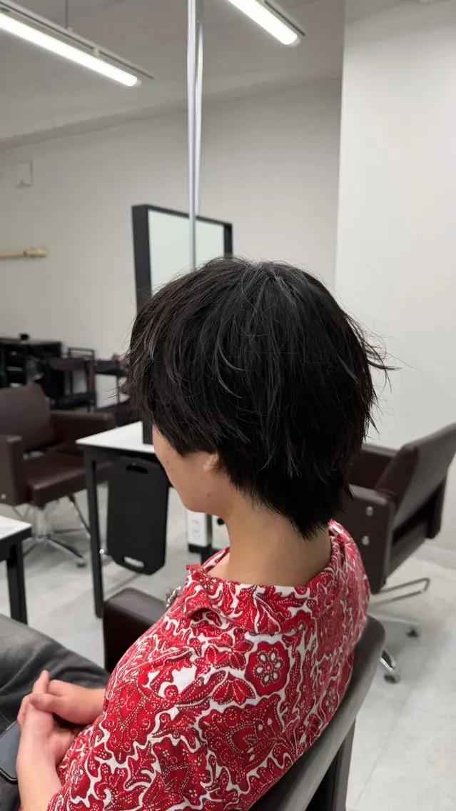 ミディアム ヘアアレンジ メンズ カット トリートメント メンズパーマ特化/ ウルフ/AOTOのヘアスタイル