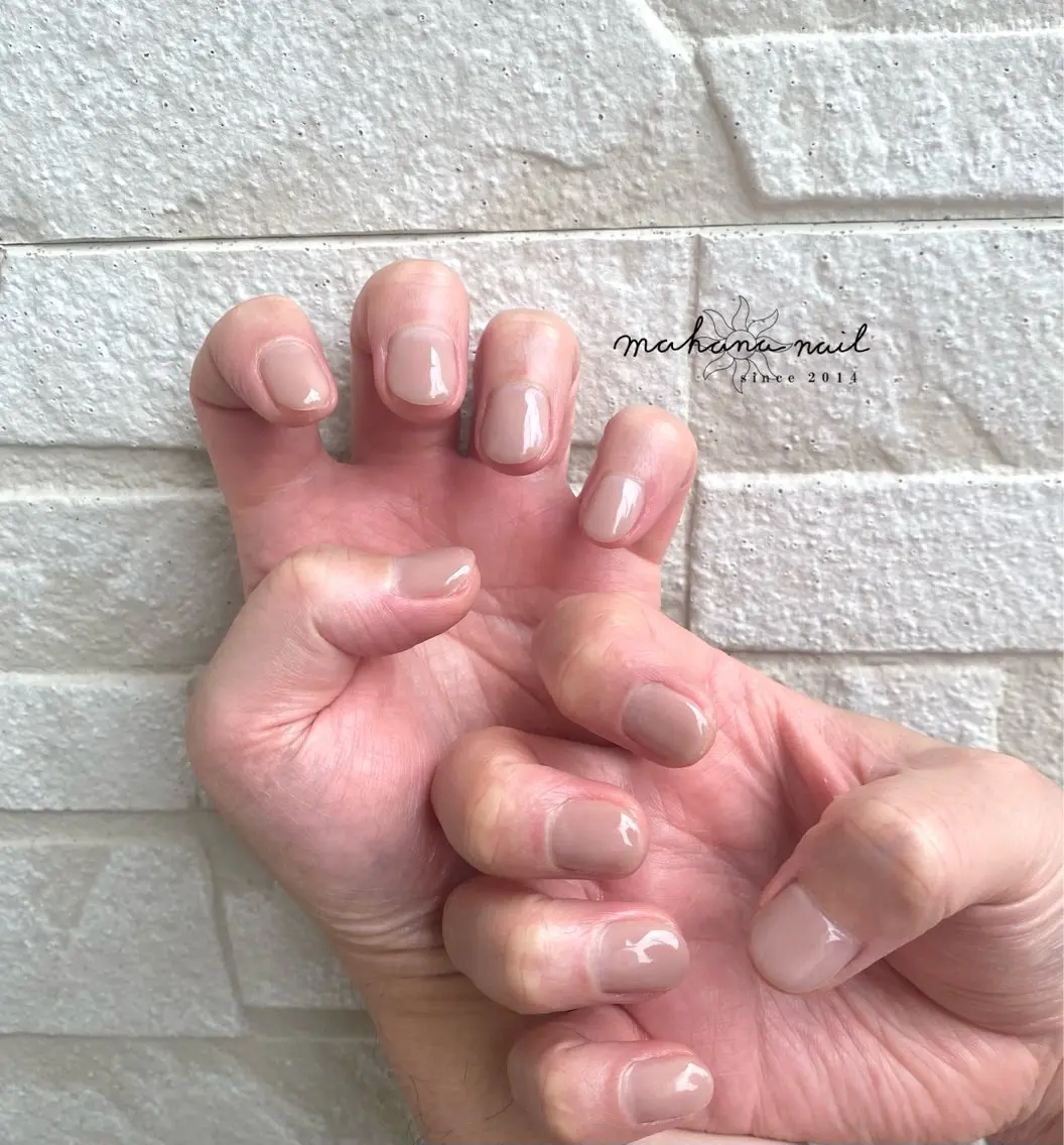 ネイル ワンカラーネイル mahana nailのネイルデザイン