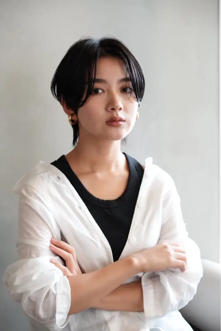 ショート カラー 加賀 千聖 /soigneのヘアスタイル