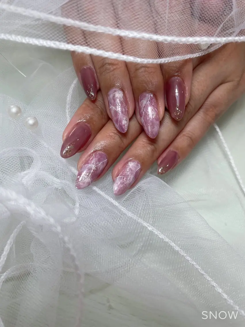 ネイル 大理石ネイル(マーブル) nails bunnyのネイルデザイン