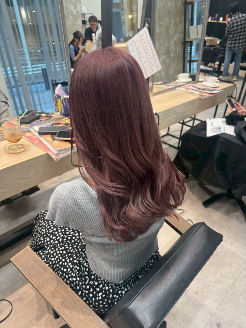 ロング カラー 艶カラー/暖色カラー ♡nami♡のヘアスタイル