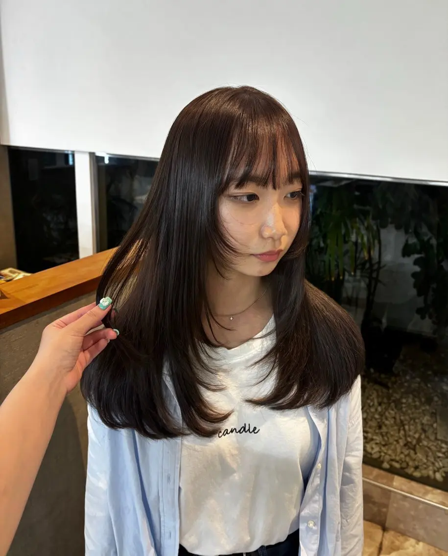 セミロング よこやま かりん🎵のヘアスタイル