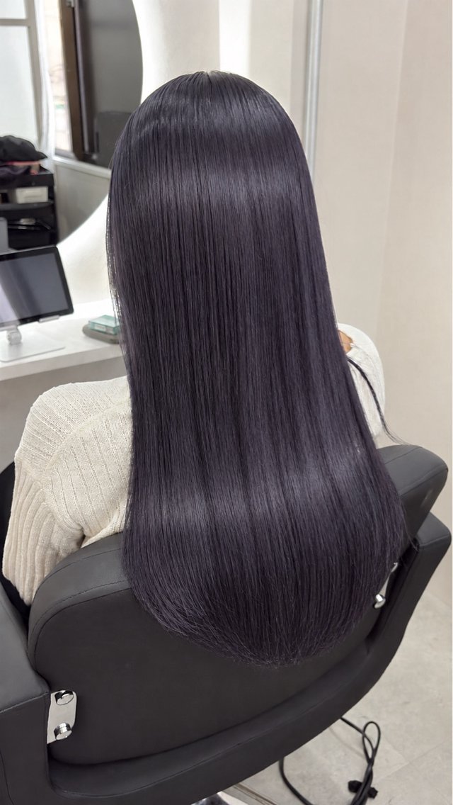 ロング カット ヘアカラー トリートメント ALLEN hair 梅田店のヘアスタイル