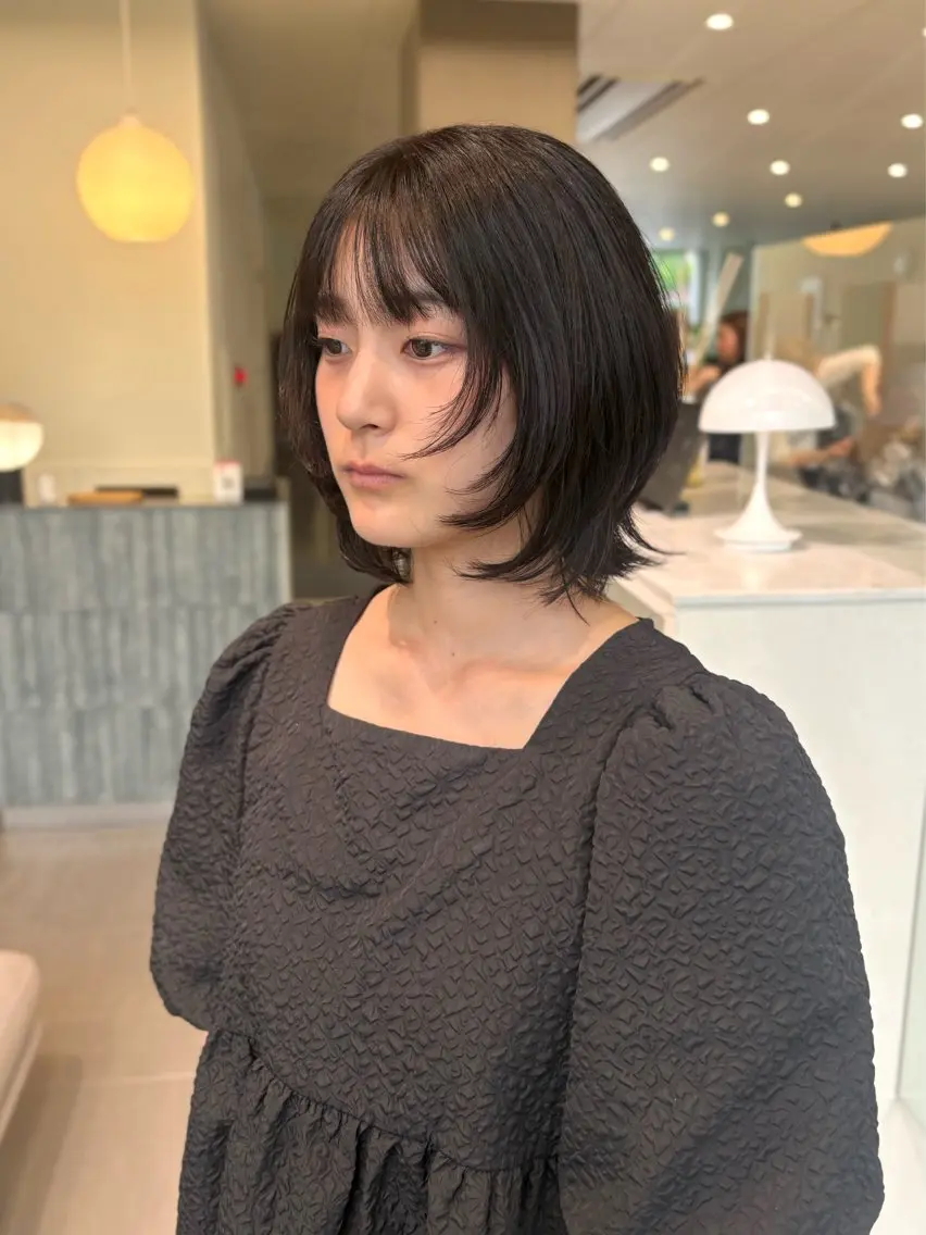 ミディアム カット 縮毛矯正 💡曲がるストレート /レイヤー松本隼人のヘアスタイル