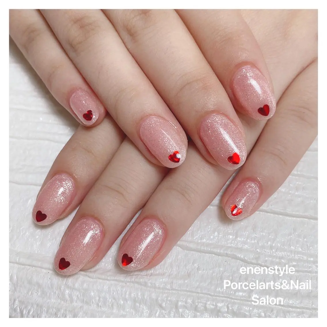 ミディアム ネイル 🐾enen style 🐾のネイルデザイン