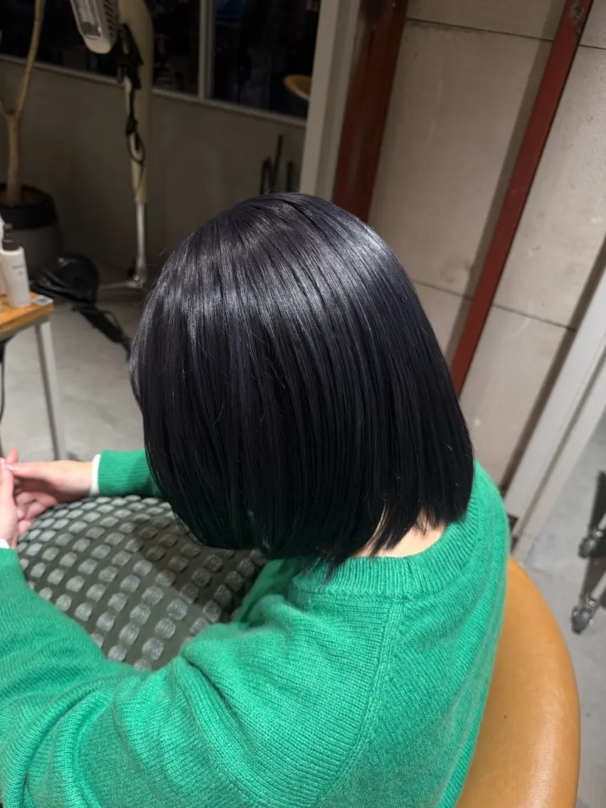 ミディアム ヘアカラー トリートメント 井手上 陽菜のヘアスタイル