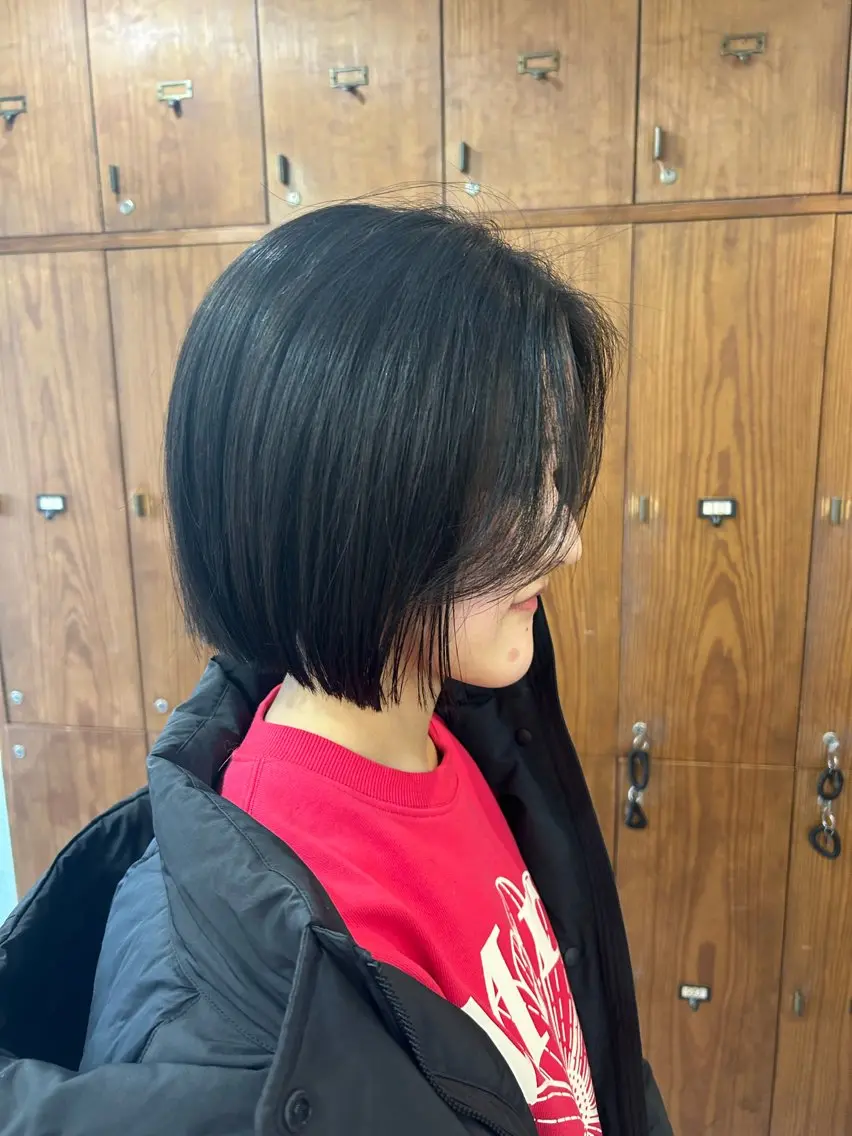 ミディアム ボブ 加藤 杏のヘアスタイル