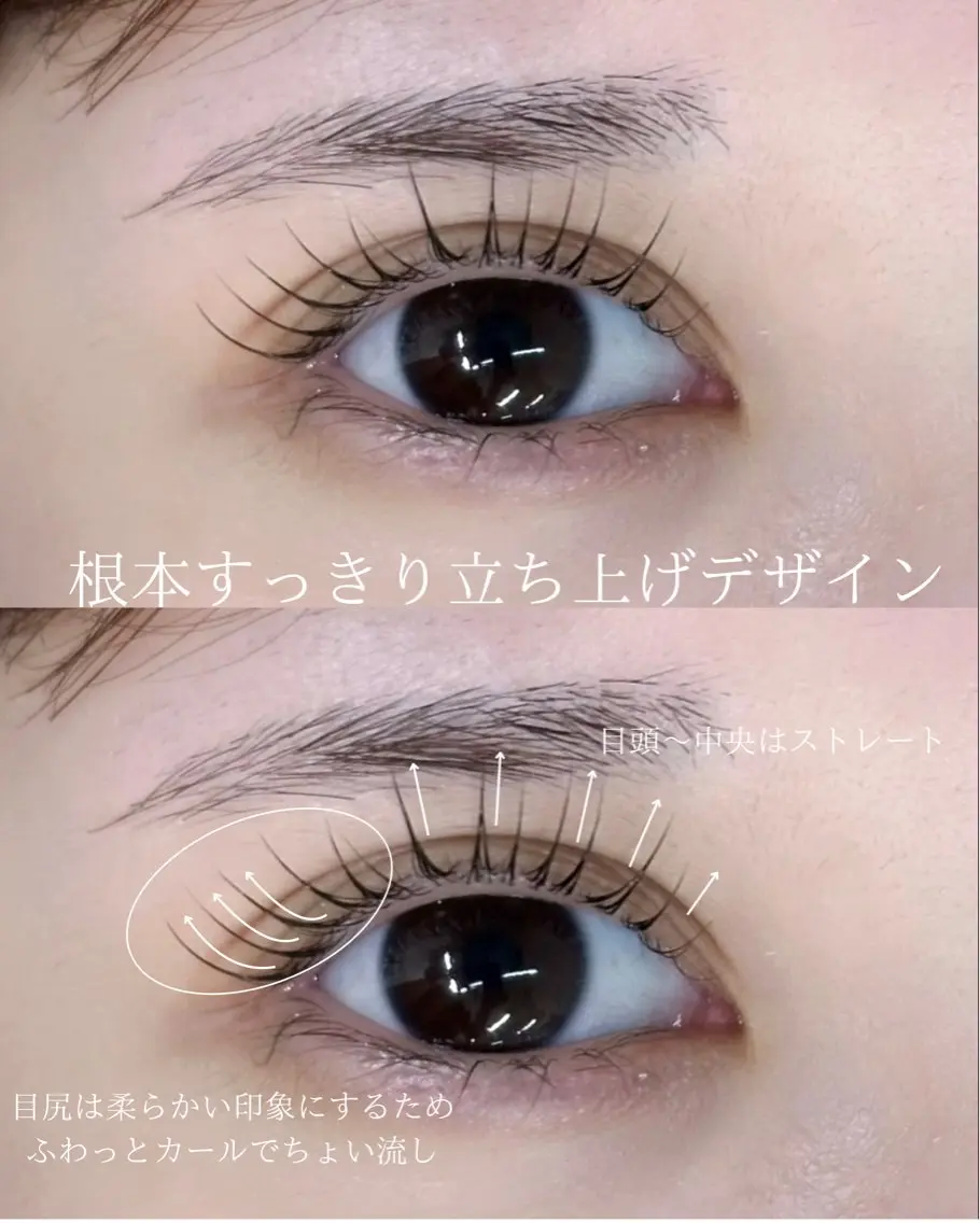 マツエク・マツパ マツパ waka eyelashのマツエク・マツパデザイン