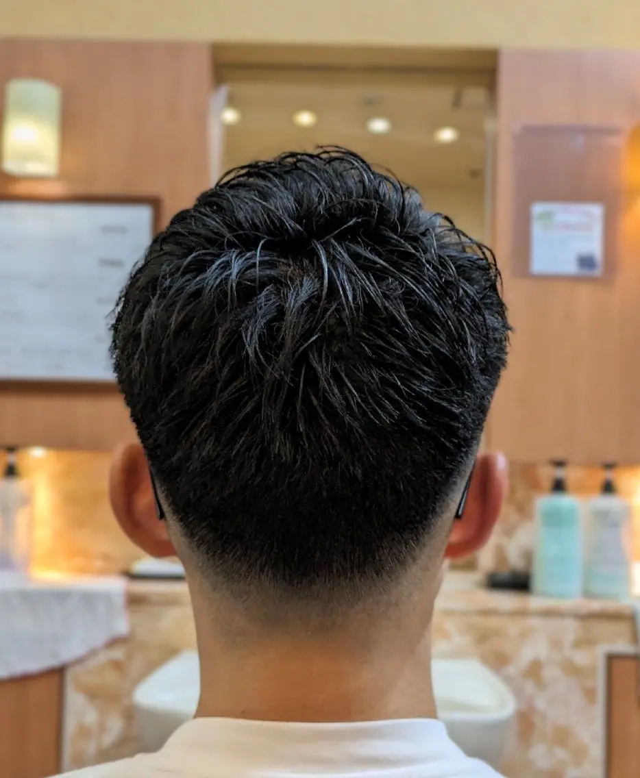 メンズ ビジネス フェードカット 三村 姫花のヘアスタイル