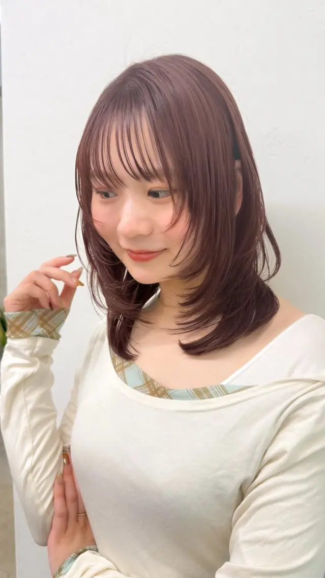 【❤️‍🔥6月限定ご新規様10%OFF❤️‍🔥】カット➕抜け感かカラー➕補習トリートメントの写真