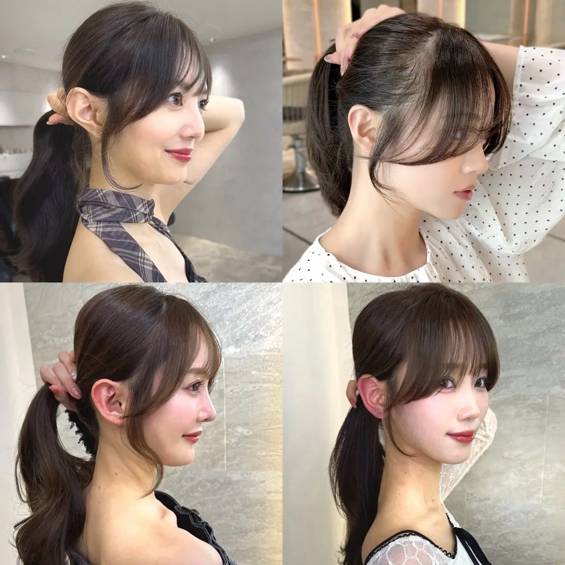 セミロング カット トリートメント 韓国レイヤー🌸 艶髪🫧池袋/礼二郎のヘアスタイル