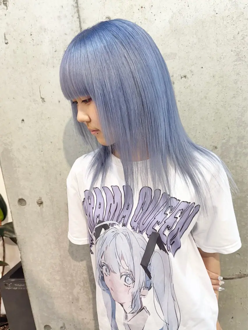 ミディアム カラー バレイヤージュ ブリーチ ケアブリーチ ハイライトカラー インナーカラー ヘアカラー トリートメント lani ブリーチ /ダブルカラーのヘアスタイル