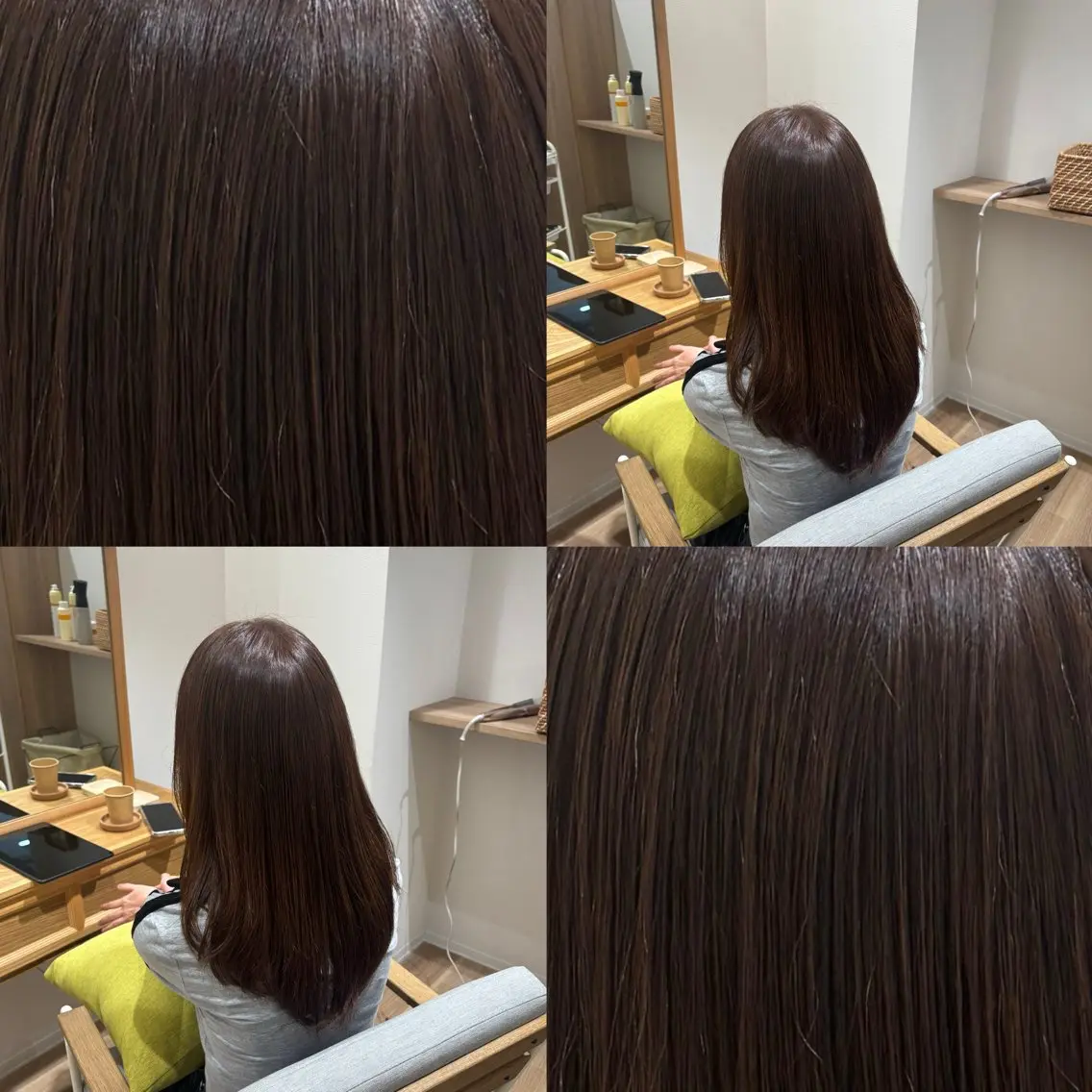 ロング カラー ベージュカラー ココアベージュ ハイレイヤー レイヤーカット カット ヘアカラー トリートメント RINNO🌷透明感 カラー/髪質改善のヘアスタイル