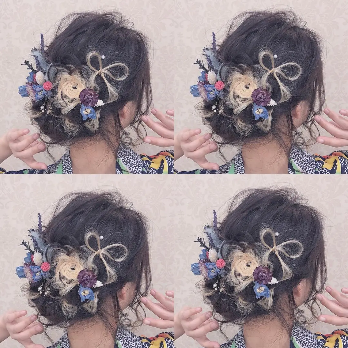 セミロング ヘアアレンジ エクステ ヘアセット 🌷MAYU 🌷のヘアスタイル