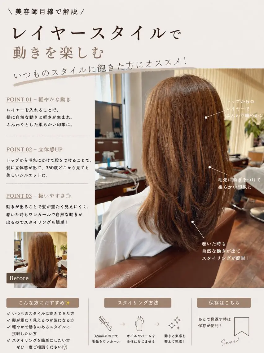 ロング 山下 悠のヘアスタイル