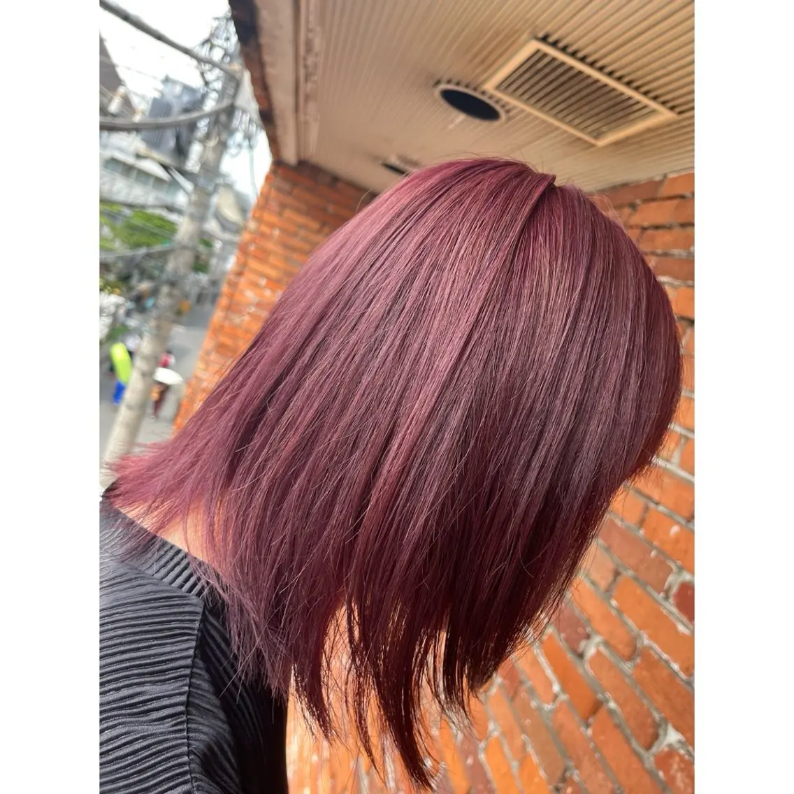 ミディアム カラー ブリーチ ケアブリーチ ハイトーンカラー ピンクカラー ヘアカラー Lagom なかだのヘアスタイル