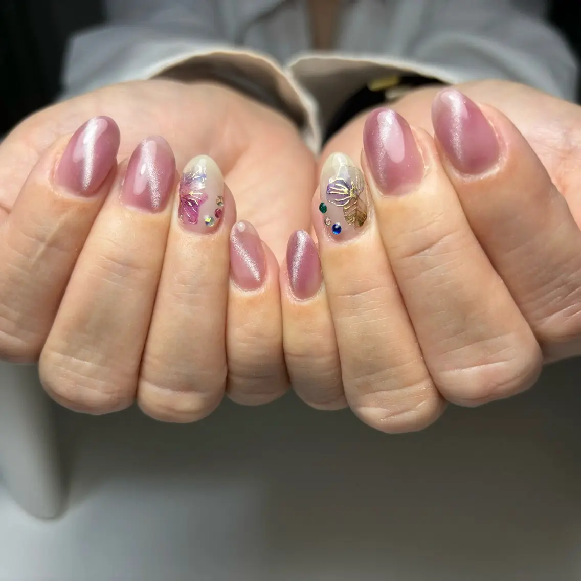 ネイル アートネイル マグネットネイル NAILSALON 【CHOUCHOU】のネイルデザイン