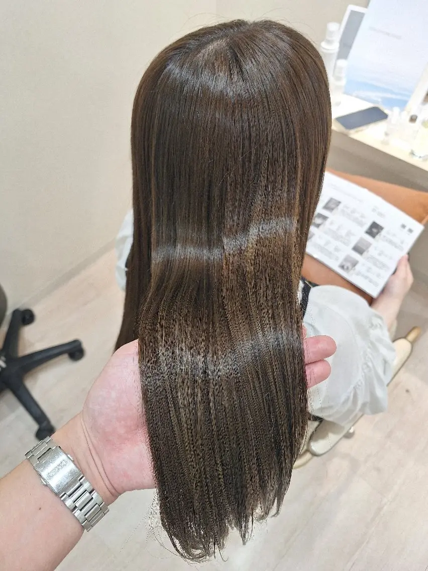 ロング トリートメント ヘアカラー トリートメント 山田 一貴のヘアスタイル