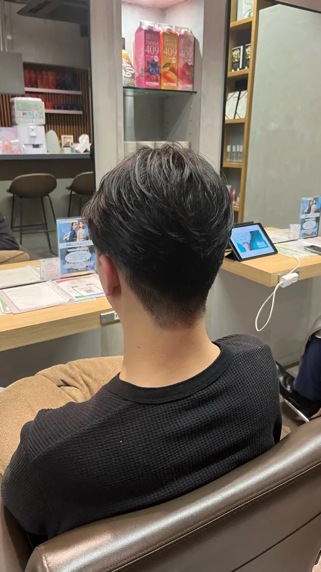 メンズ カット メンズカット パーマ飯野友喜のヘアスタイル