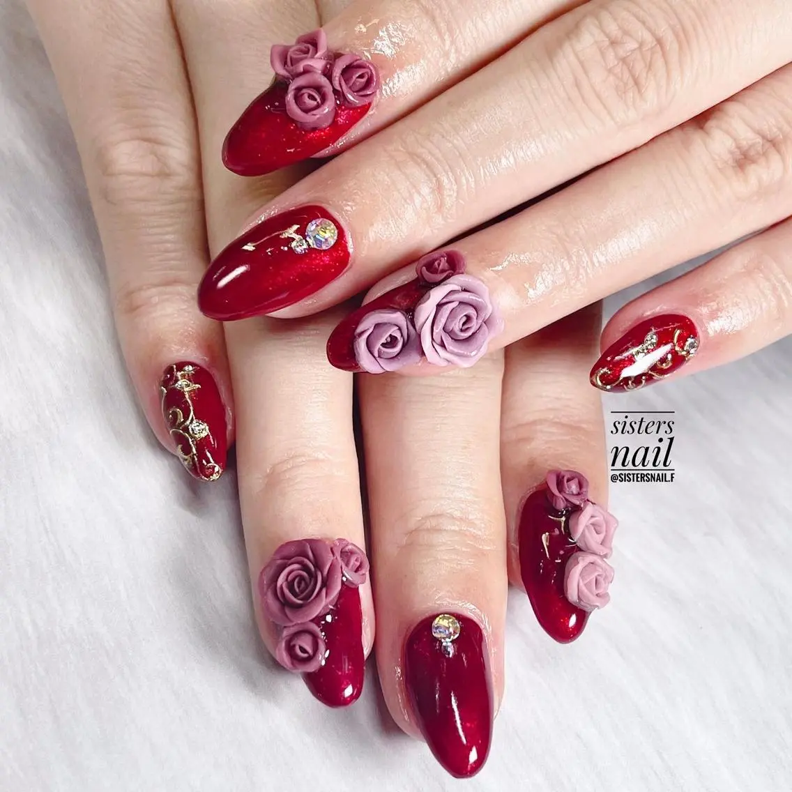 ネイル アートネイル ハロウィン キラキラネイル ラメ(グリッター) 持ち込み sisters nail.fのネイルデザイン