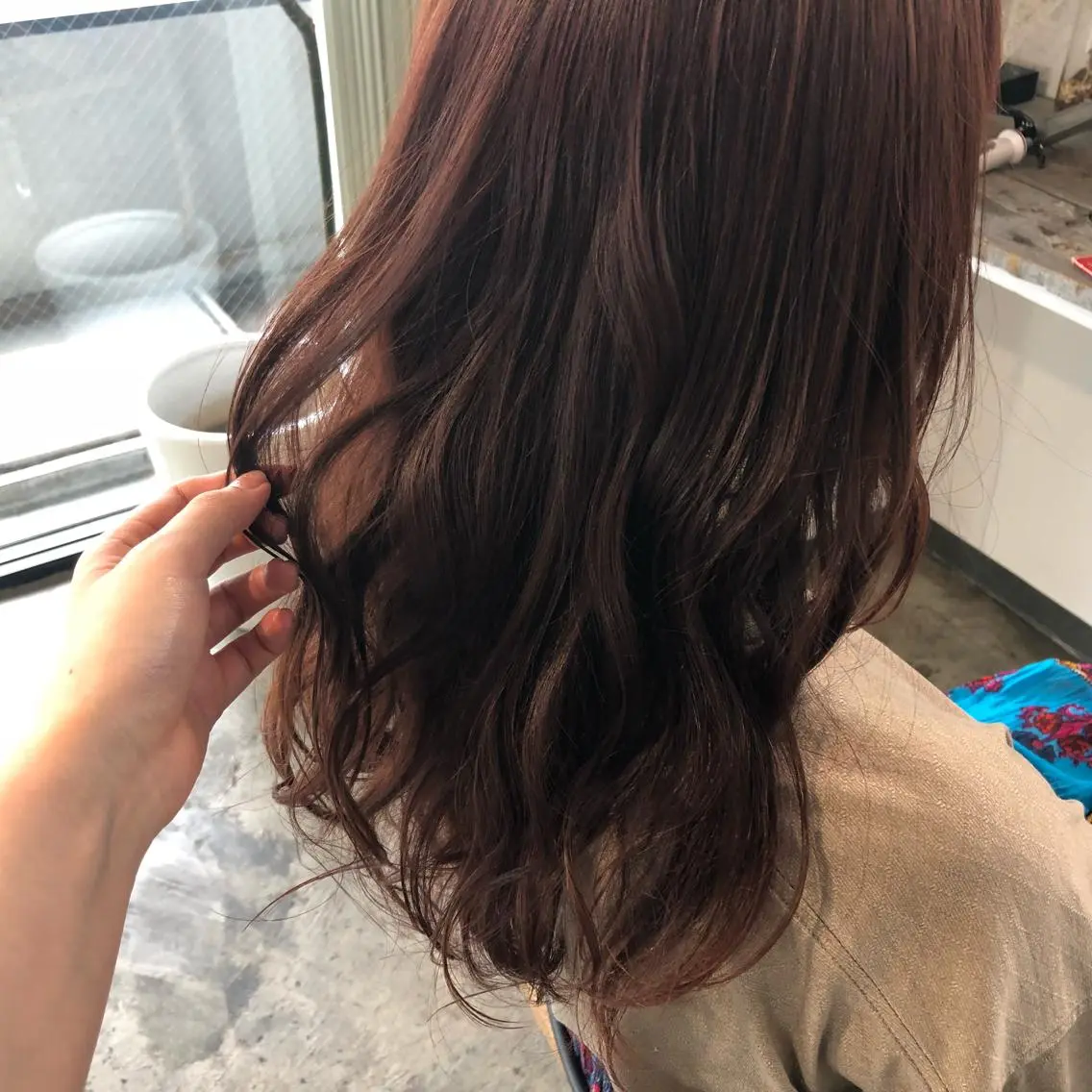 カラー ブリーチ ブリーチなしカラー オレンジ 🌼透明感艶カラー オリーブ🌼河村咲のヘアスタイル