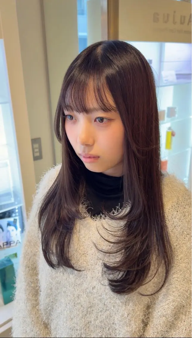 🌸人気No3🌸レディースカット✖︎ブリーチなしWカラー✖︎Aujua トリートメント🫧の写真
