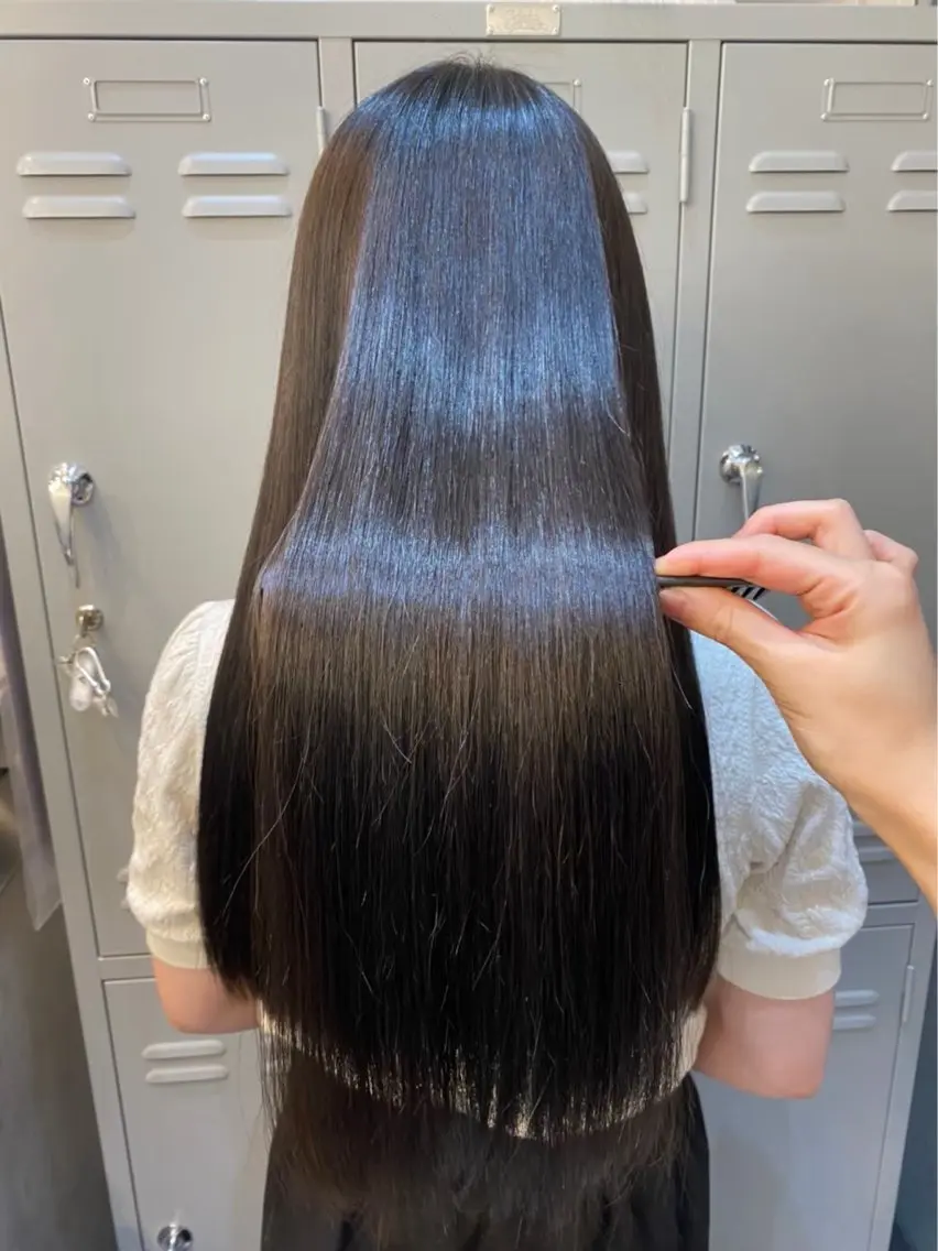 ロング 縮毛矯正 ✨似合わせカット カラー✨ミユのヘアスタイル