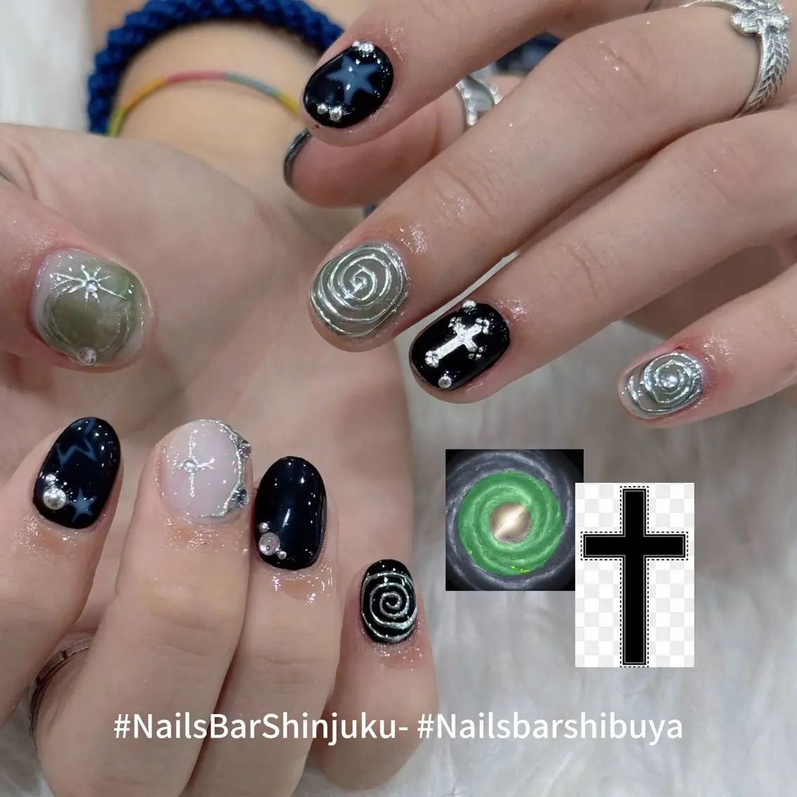 ネイル ボルドー ブラウン チークネイル ドット フットネイル NAILS BAR SHINJUKUのネイルデザイン