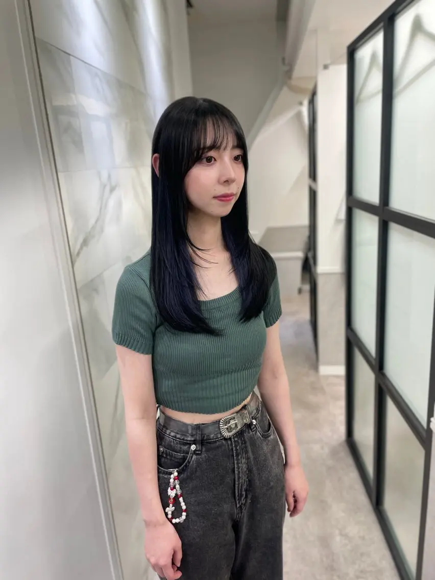 ロング ヘアカラー トリートメント 🖱️透明感カラー ×髪質改善Rikyuのヘアスタイル