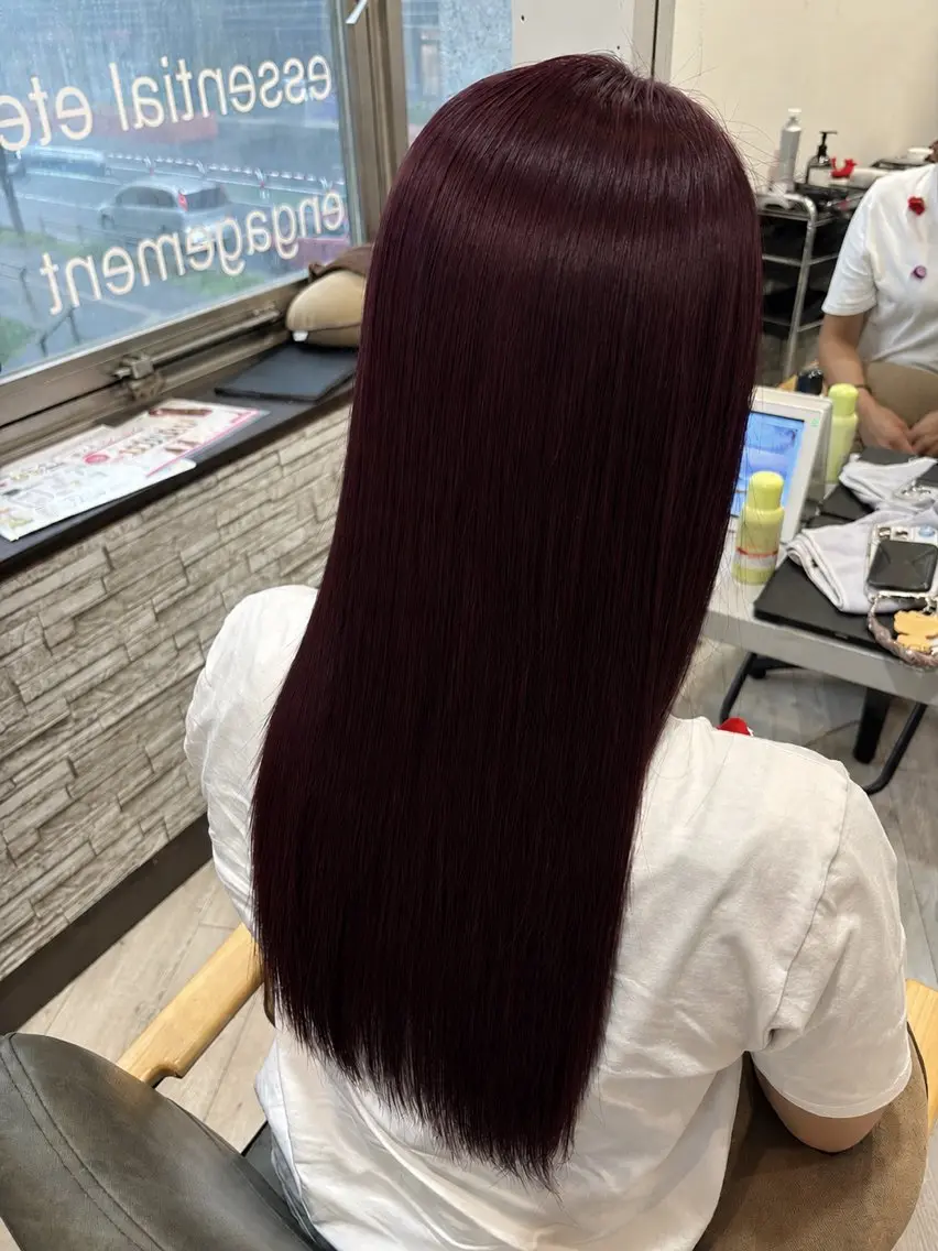 ロング ヘアカラー 縮毛矯正 【モデル様募集中】 渡邊 マサキのヘアスタイル