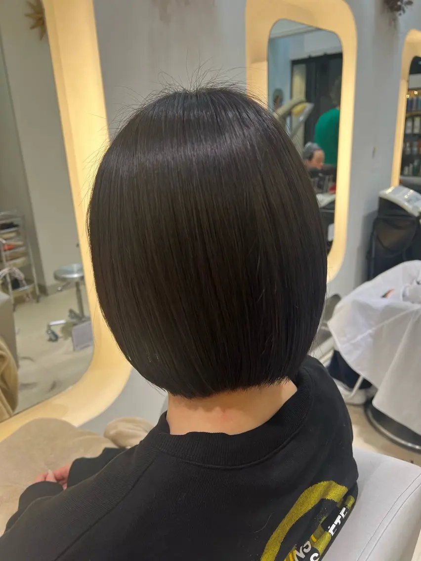ミディアム カラー カット 堀井 凌平のヘアスタイル
