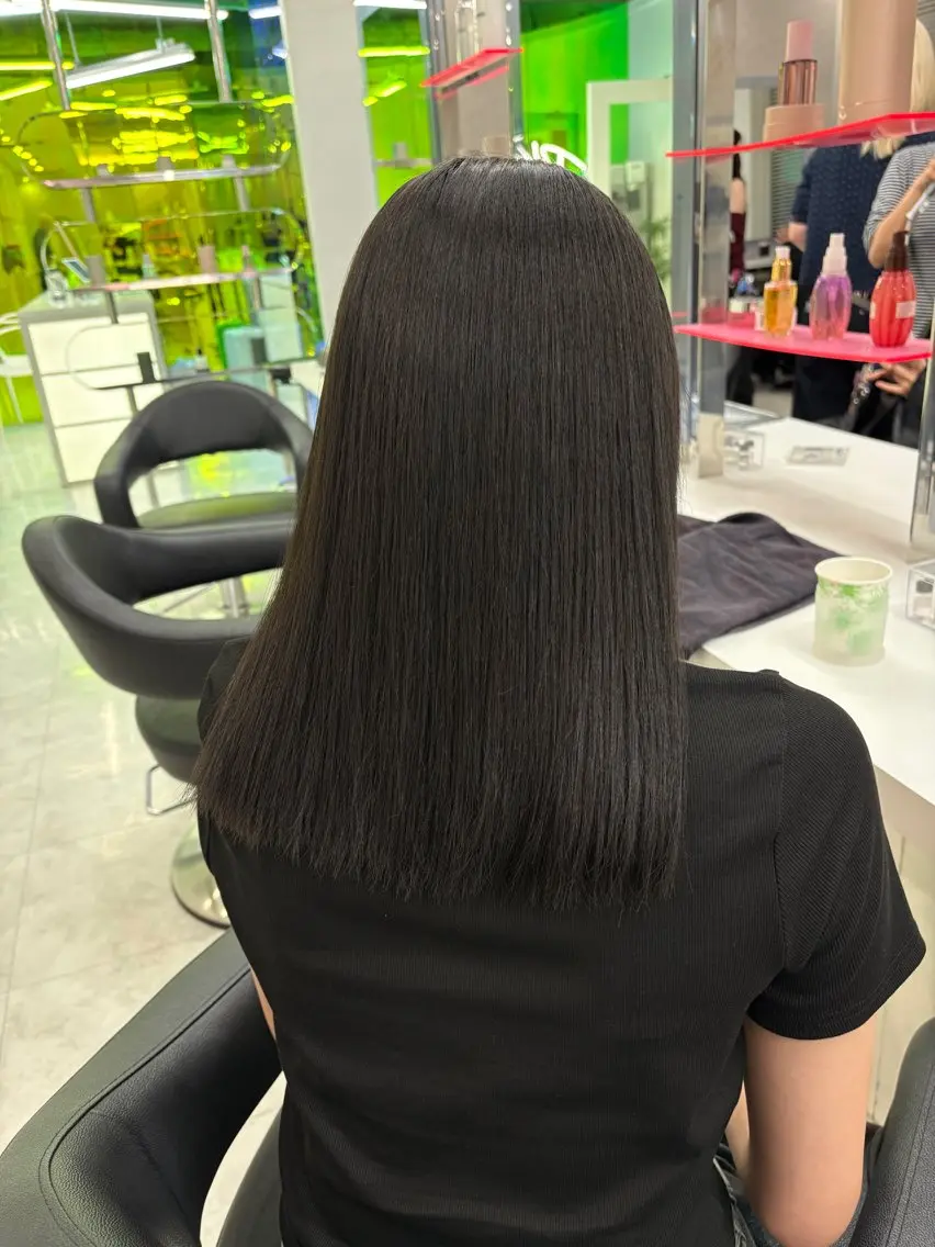 ロング カラー 縮毛矯正 野口 楓華のヘアスタイル