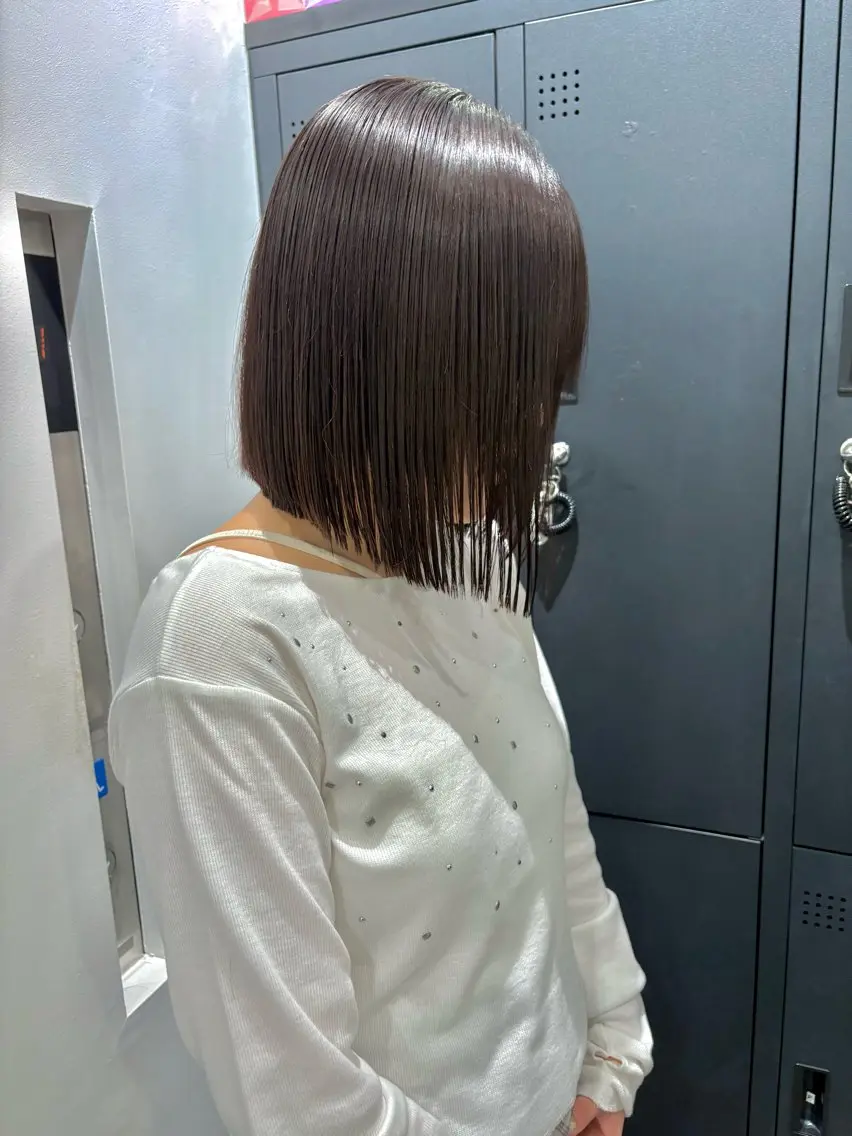 ショート カット 縮毛矯正 ダブルカラー🦖 /髪質改善⚡️しおりのヘアスタイル