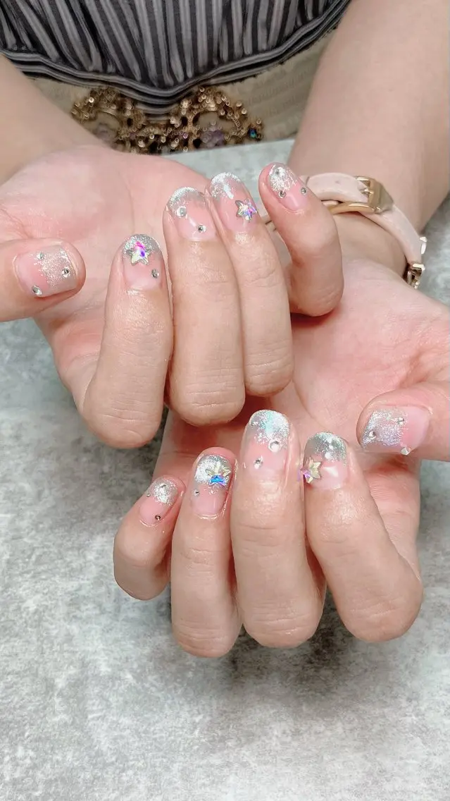 ネイル ハンドネイル ハンドケア shino🌟 痛ネイルのネイルデザイン
