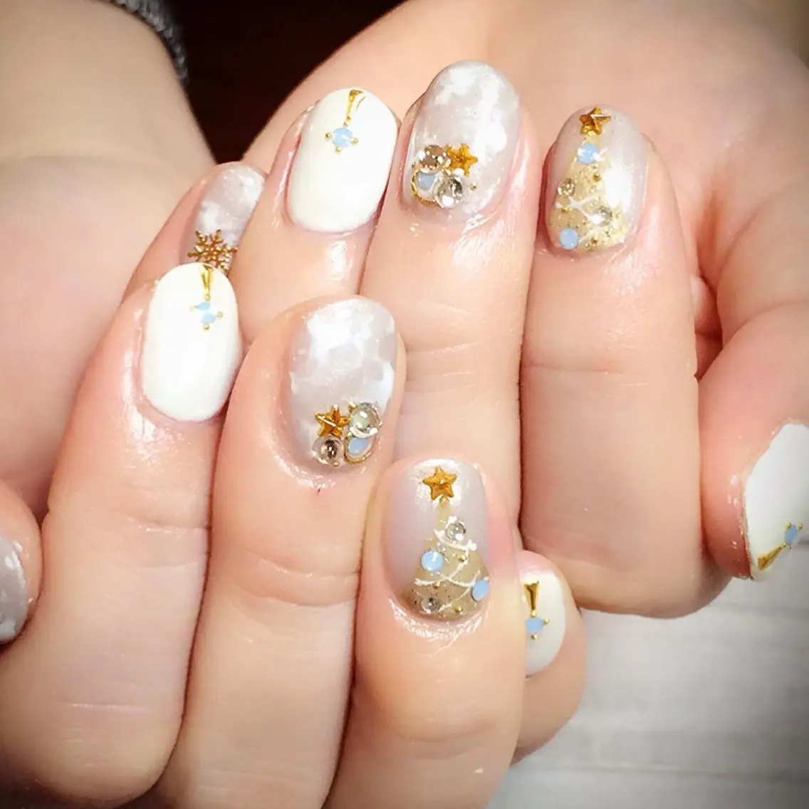 ネイル 冬ネイル クリスマス jdn kayokoのネイルデザイン