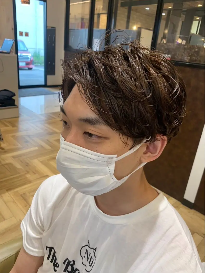 メンズ カット 深井 さやのヘアスタイル