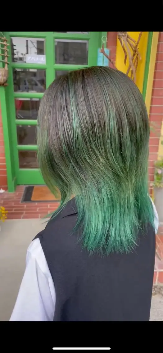 ミディアム カラー ハイライトカラー ハイライト 大坪 拓斗のヘアスタイル