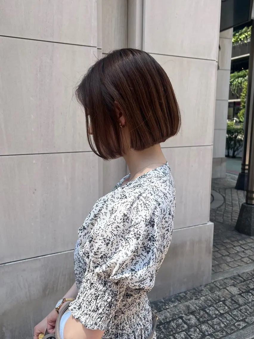 ショート ボブ 小林 萌生のヘアスタイル