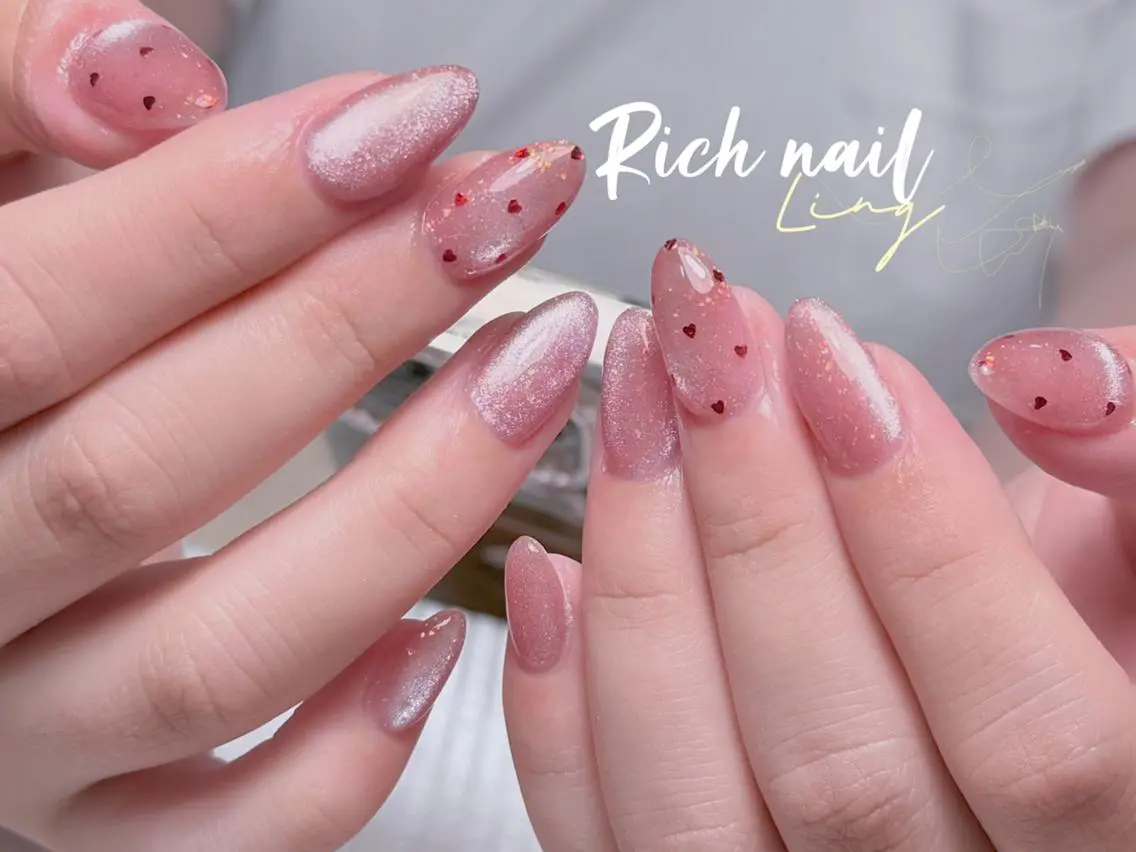 ネイル ハンドネイル ハンドケア Rich Nail 🤲🏻梨央のネイルデザイン