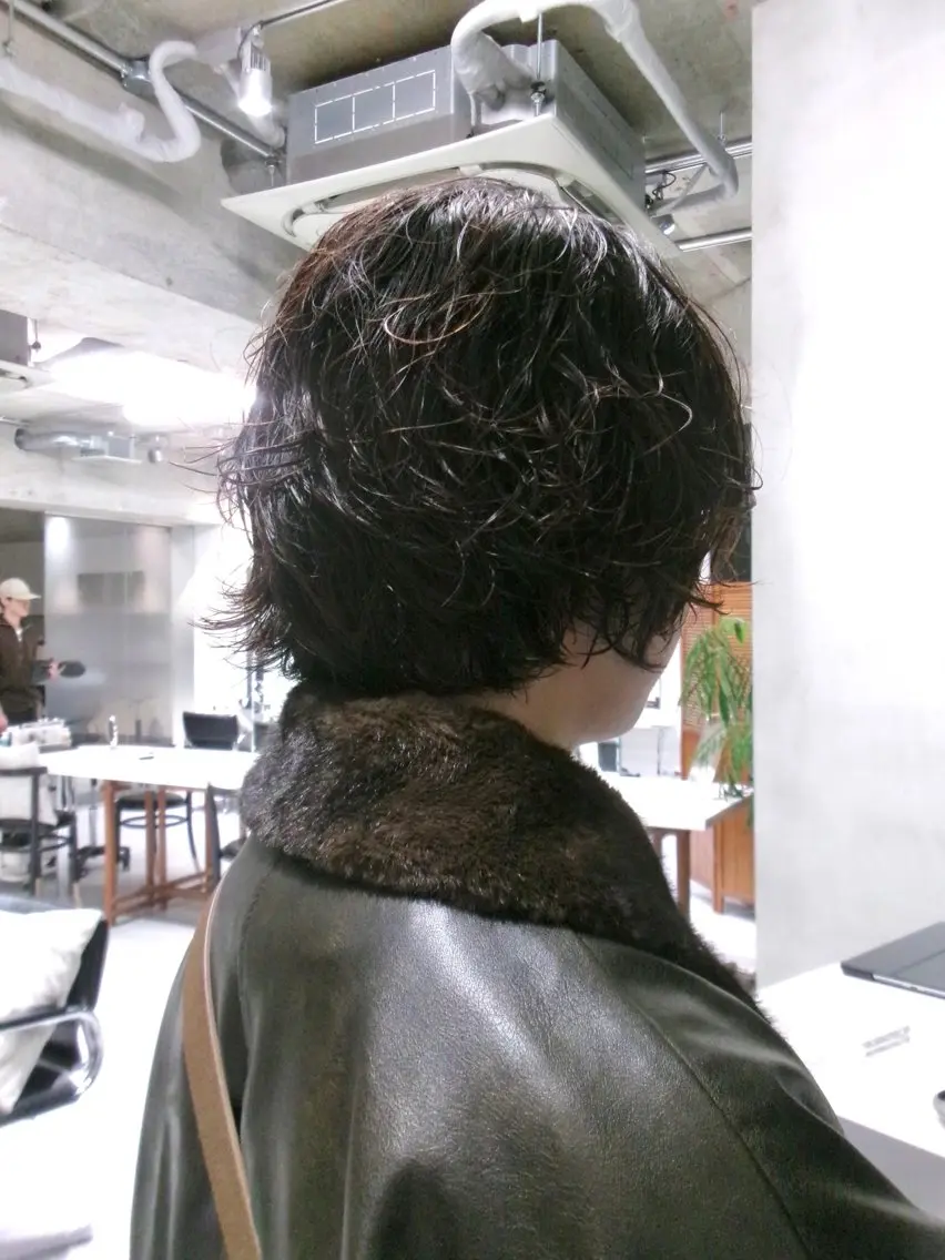 ショート パーマ ショートヘア 斉藤 瑞恵のヘアスタイル