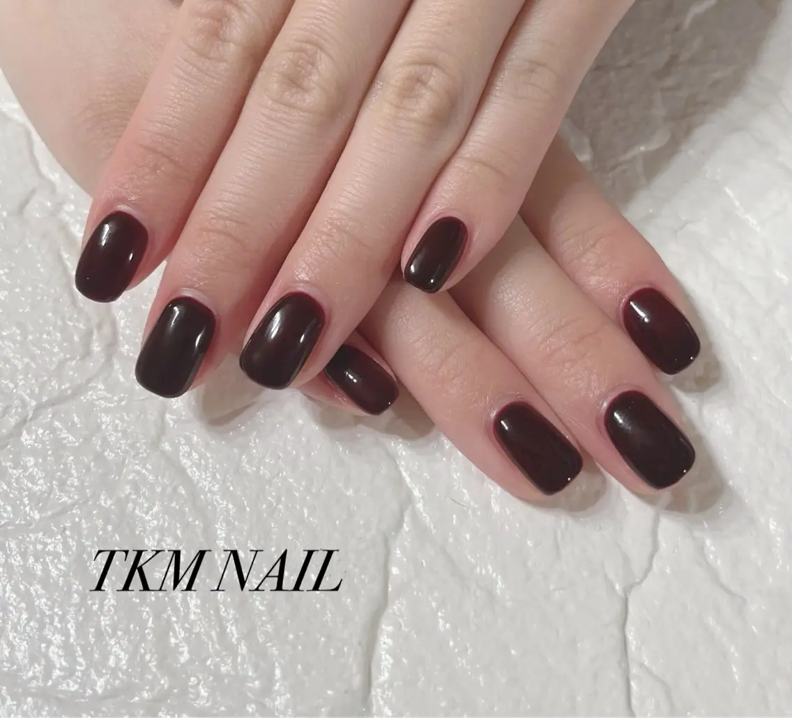 ネイル ワンカラーネイル ハンドネイル フットネイル ______ TKM  NAILのネイルデザイン