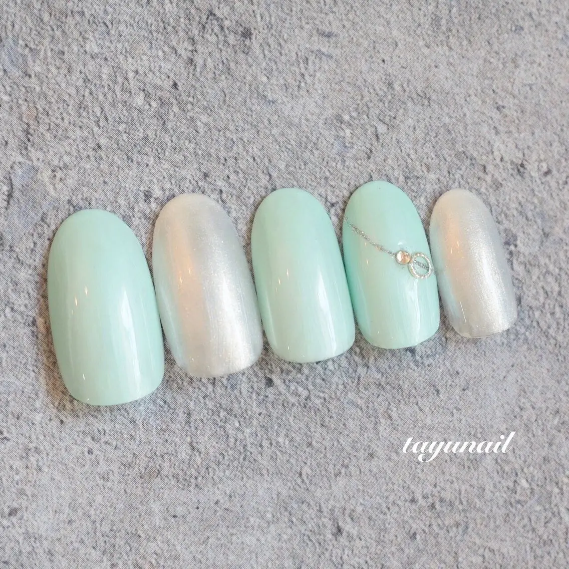 ネイル アートネイル ジェルネイル パラジェル シンプルネイル 夏ネイル ネイルサロン 【たゆnail】のネイルデザイン
