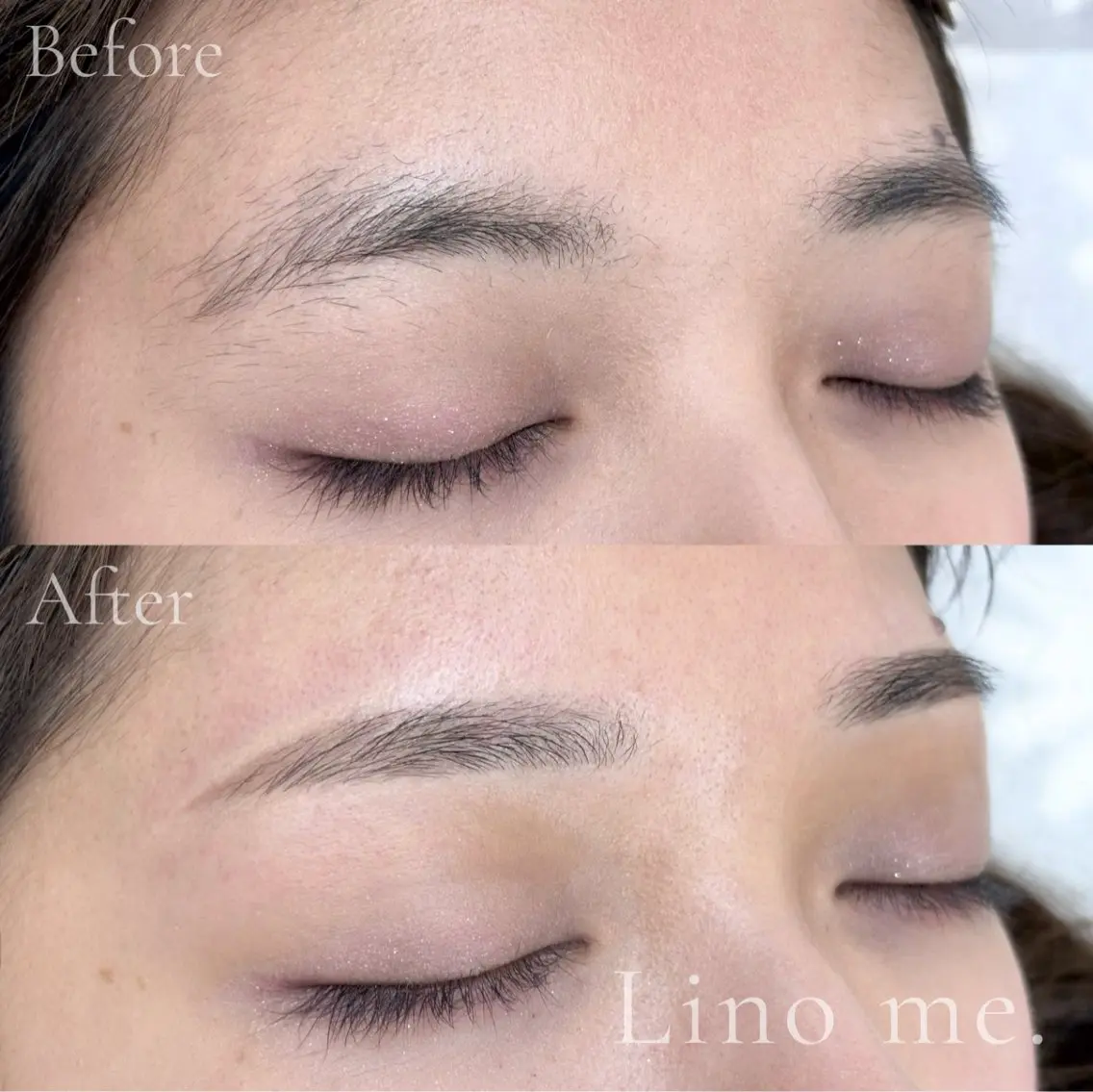似合わせ ふんわり眉毛WAX脱毛+間引き+まつげパーマorパリジェンヌ★内部補修トリートメント&コーティング仕上げの写真