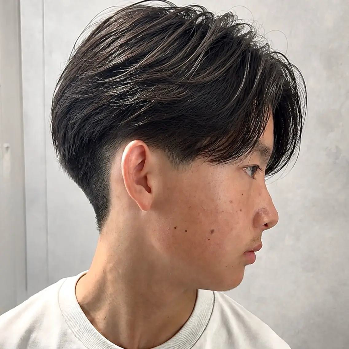 パーマ メンズ メンズパーマ ニュアンスパーマ カット パーマ メンズパーマ/ 福山駅前/安部真弘のヘアスタイル
