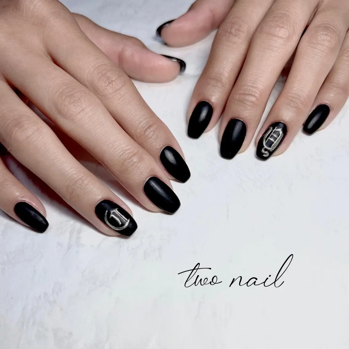 ネイル アートネイル フットネイル ハート ニュアンスネイル ホワイト two nailのネイルデザイン
