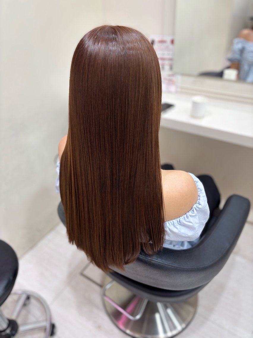 ロング カラー ロング ヘアカラー トリートメント 🌿‬透明感カラー 🫧ひなの🧸のヘアスタイル